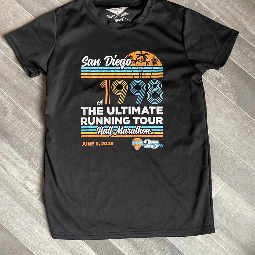 Rock ‘n’ Roll san diego half marathon Drifit shirt Women’s Size Small